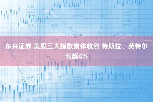 东兴证券 美股三大指数集体收涨 特斯拉、英特尔涨超4%