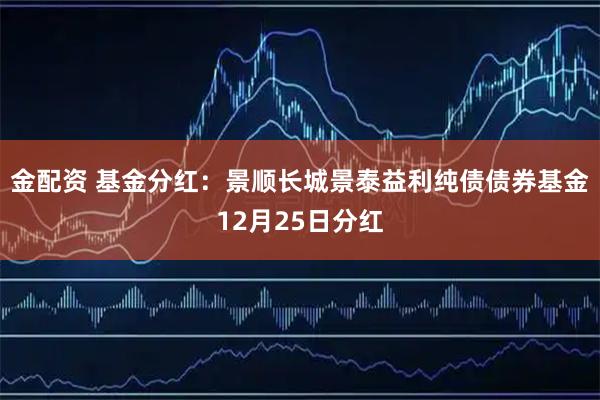 金配资 基金分红：景顺长城景泰益利纯债债券基金12月25日分红